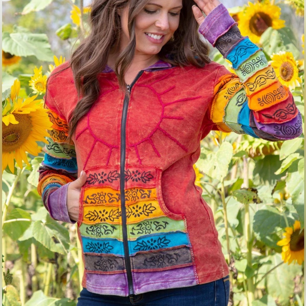 Boho Greater Good Sunshine Daydream Hoodie Jacket s/m
Fair trade